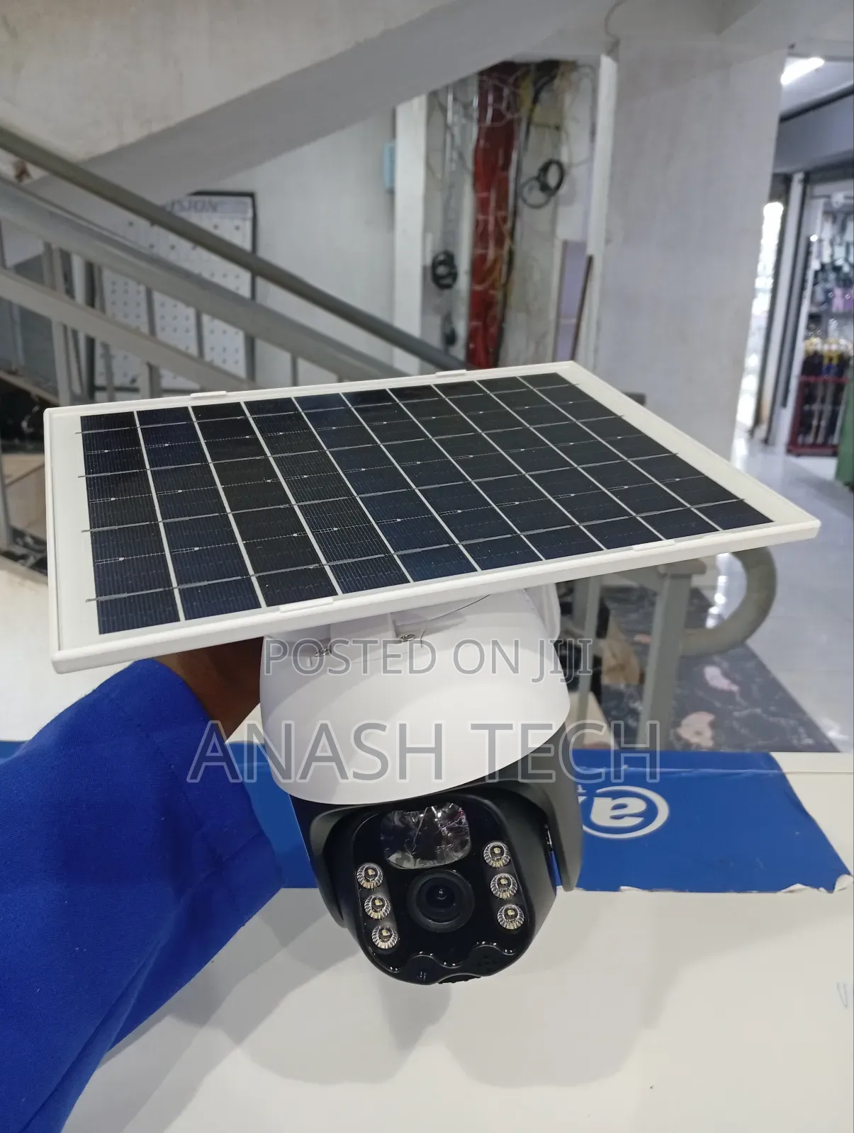 4g Solar-Powered PTZ Security Camera With Single Lens Weatherproof
