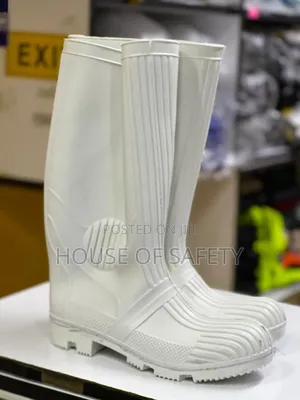 White Good Quality Heavy Duty Gumboots
