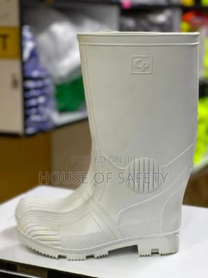 Black And White Workmaster Gumboots. - thumbnail 2