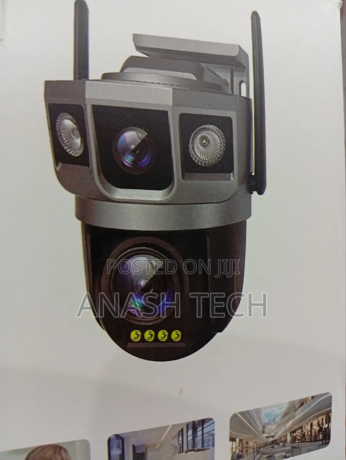 Simcard Dual Lens Solar PTZ CCTV Cameras