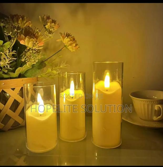 3pcs Decorative Candles - thumbnail 2