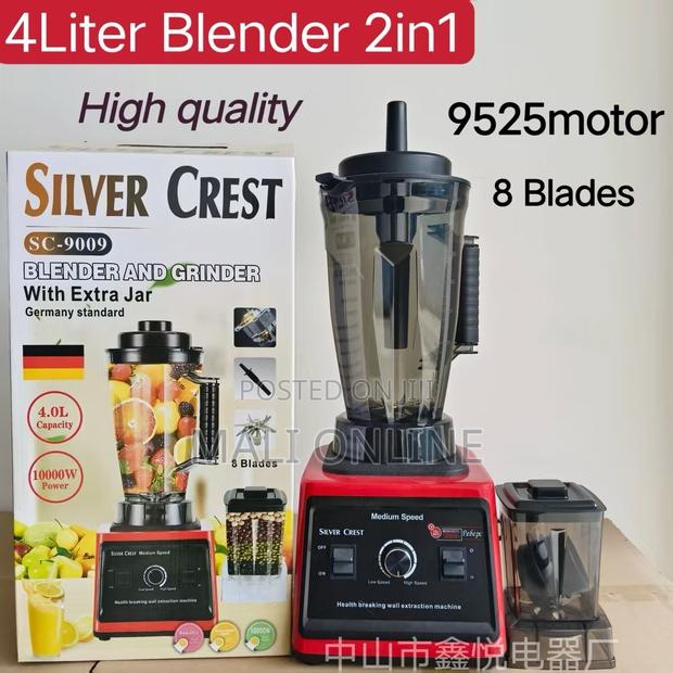 Silvercrest 10000w Blender Grinder 4l Commercial High-power Mixer