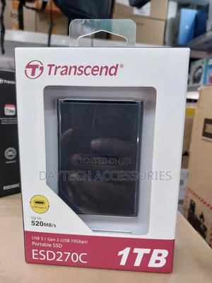 Transcend 1tb Usb 3.1 Gen 2 Usb Type C Portable Ssd, Esd270c - thumbnail 2