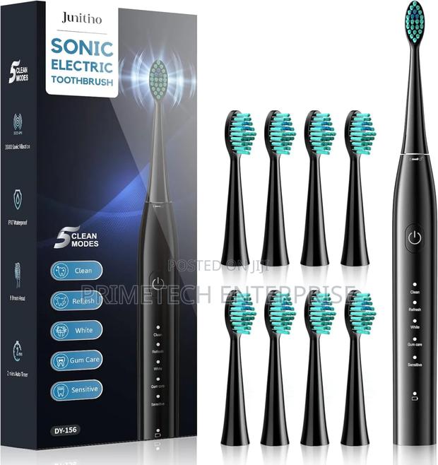 Sonic Electric Toothbrush With 4 Replaceable Heads - main view
