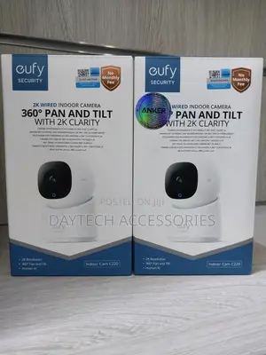Eufy Security Indoor Cam C220, a Wired Indoor Security Camera.