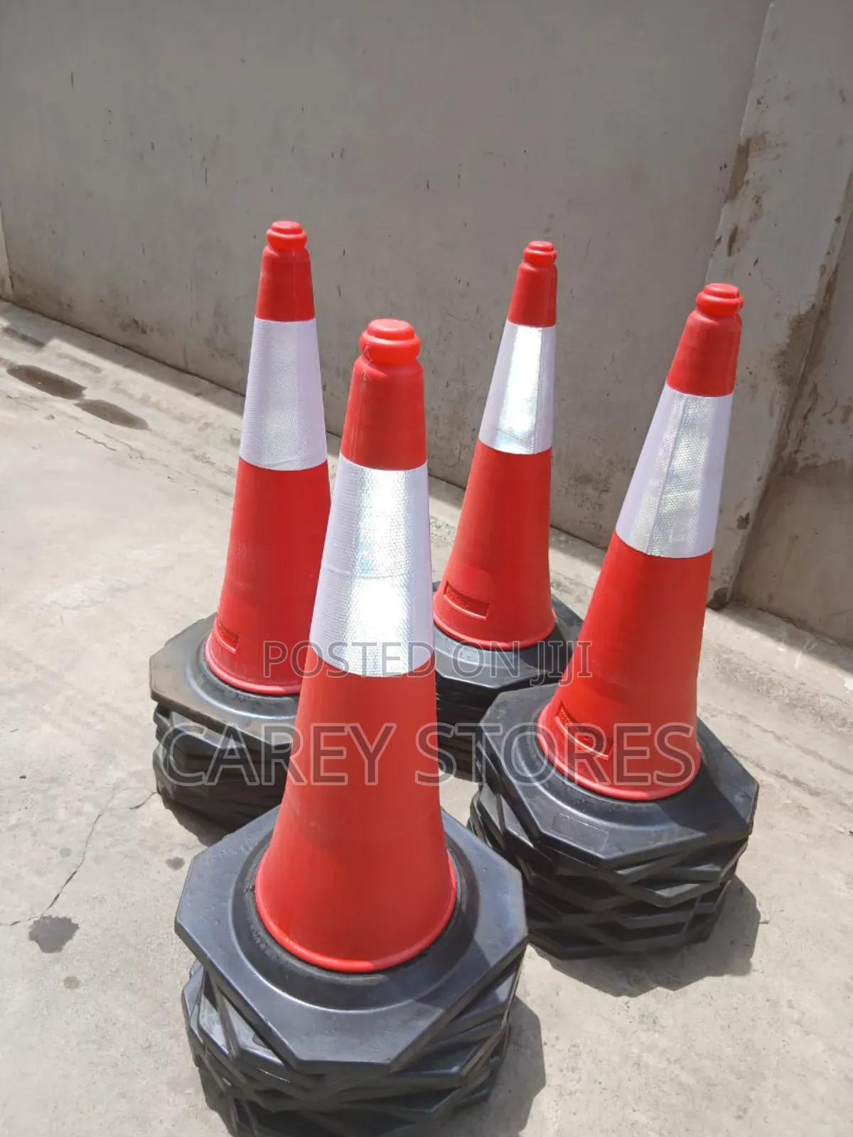 Traffic Road Cone - Orange & White