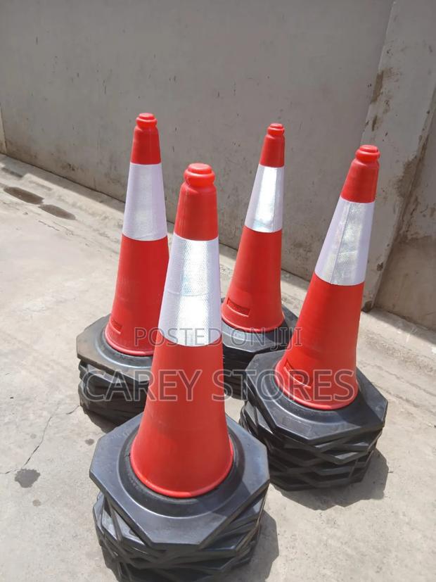Traffic Road Cone - Orange & White