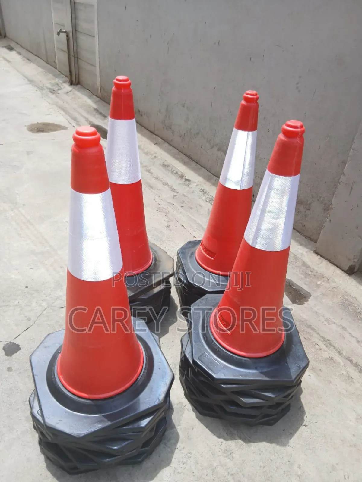 Traffic Road Cone - Orange & White