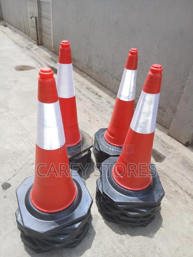 Traffic Road Cone - Orange & White - thumbnail 2