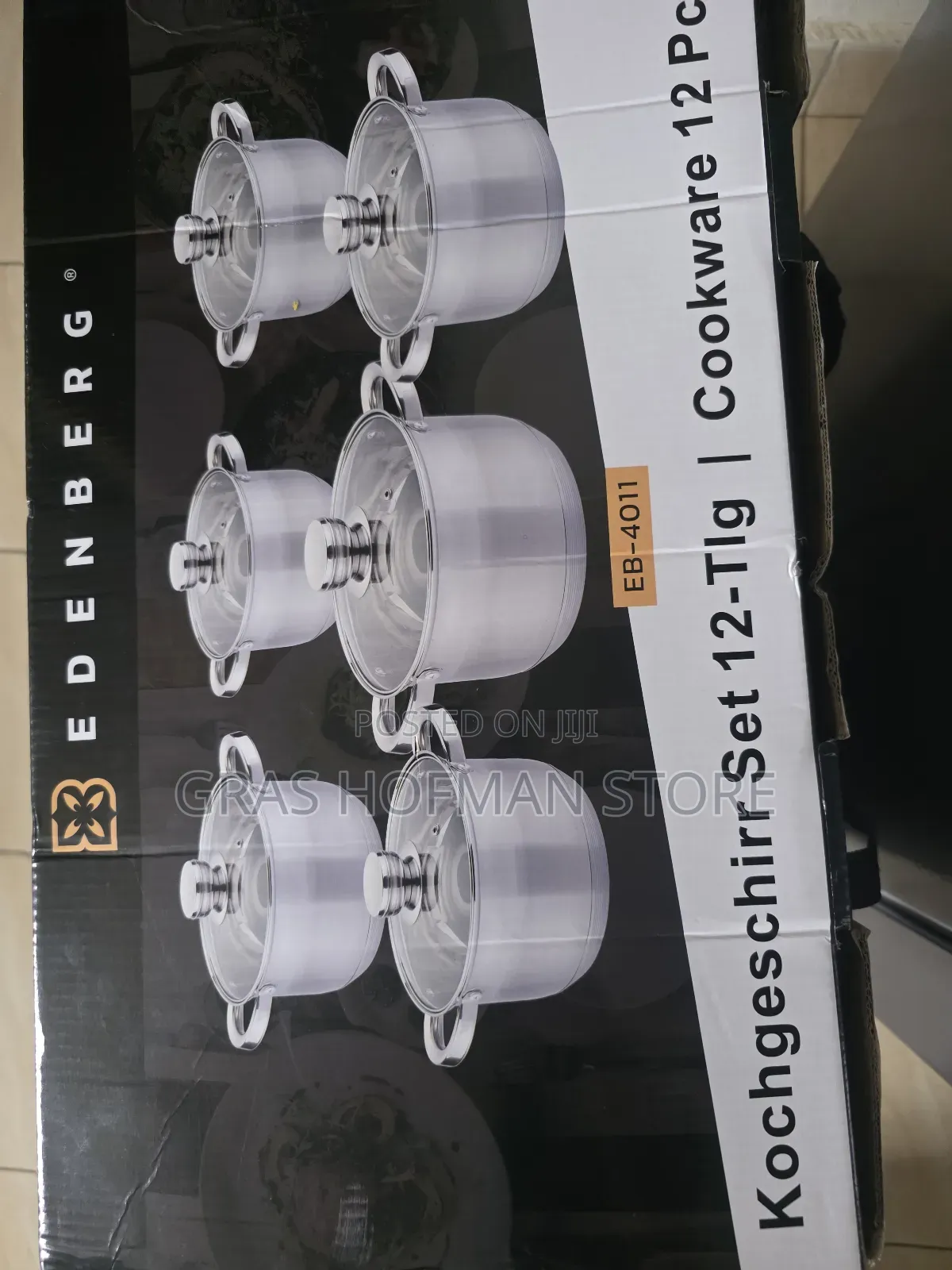 Edenburg Stainless Steel Sufuria/Pot Eb 40111