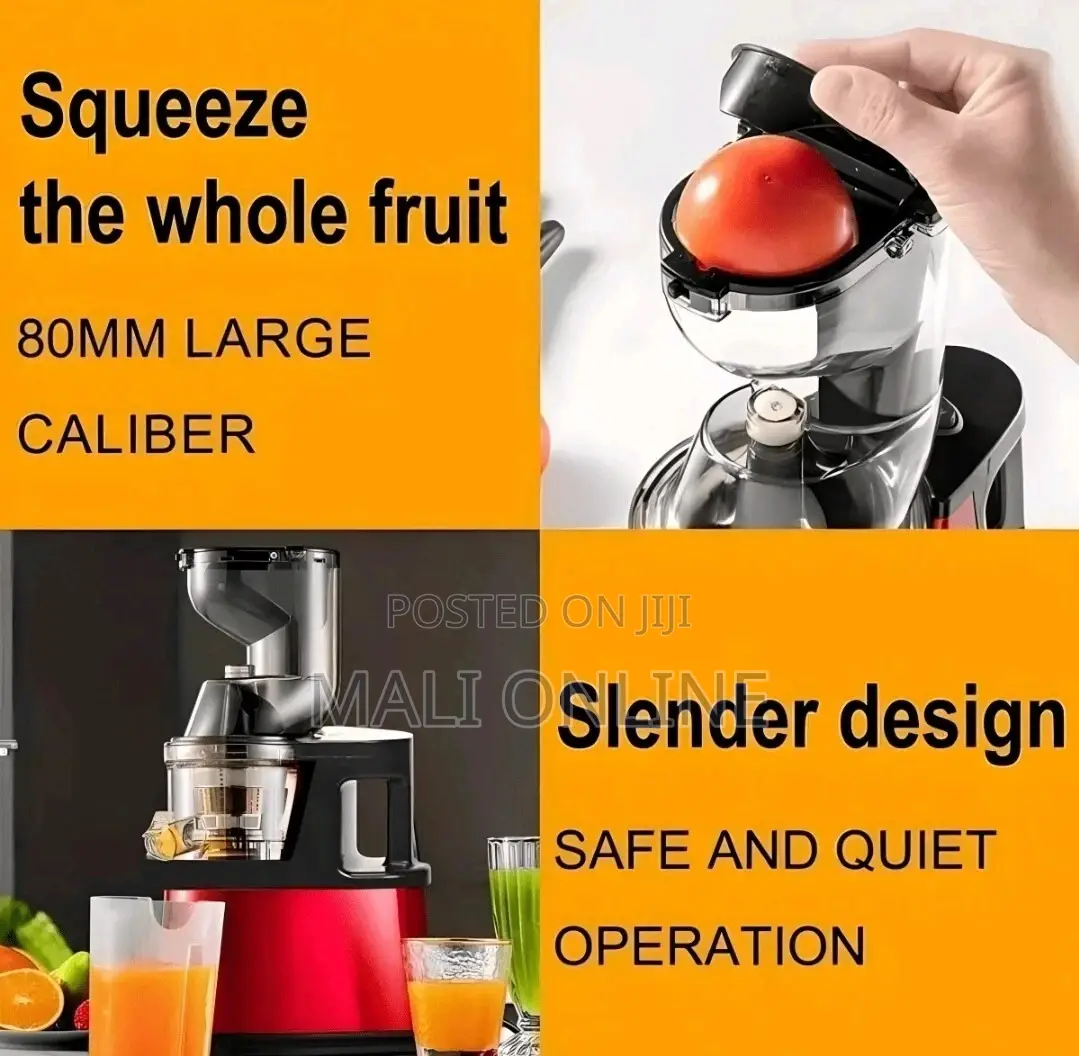 Hoffman Hm-635 Slow Masticating Juicer 200w Cold Press Juice Extractor