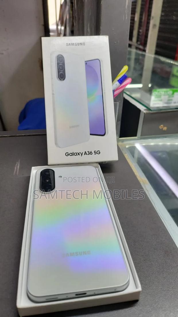 New Samsung Galaxy A36 128 GB White - main view