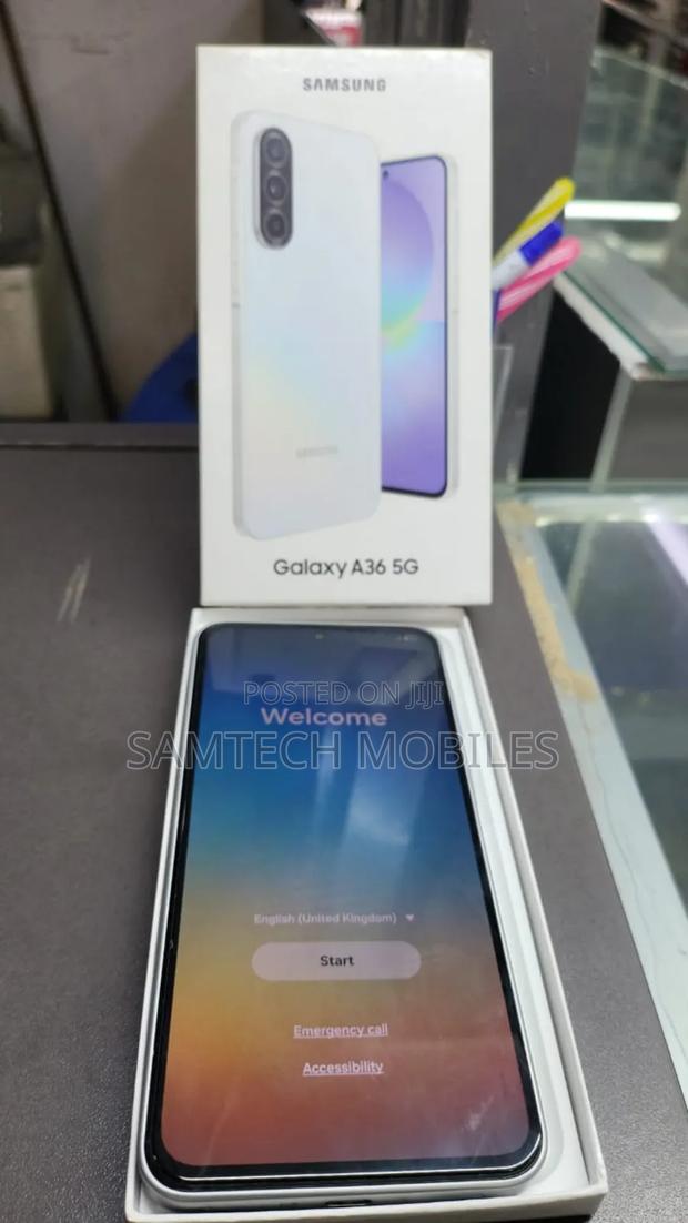 New Samsung Galaxy A36 128 GB White - thumbnail 3