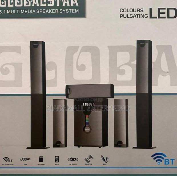 Surround Yourself With Sound – Globalstar 5.1ch Multimedia Woofer Sys