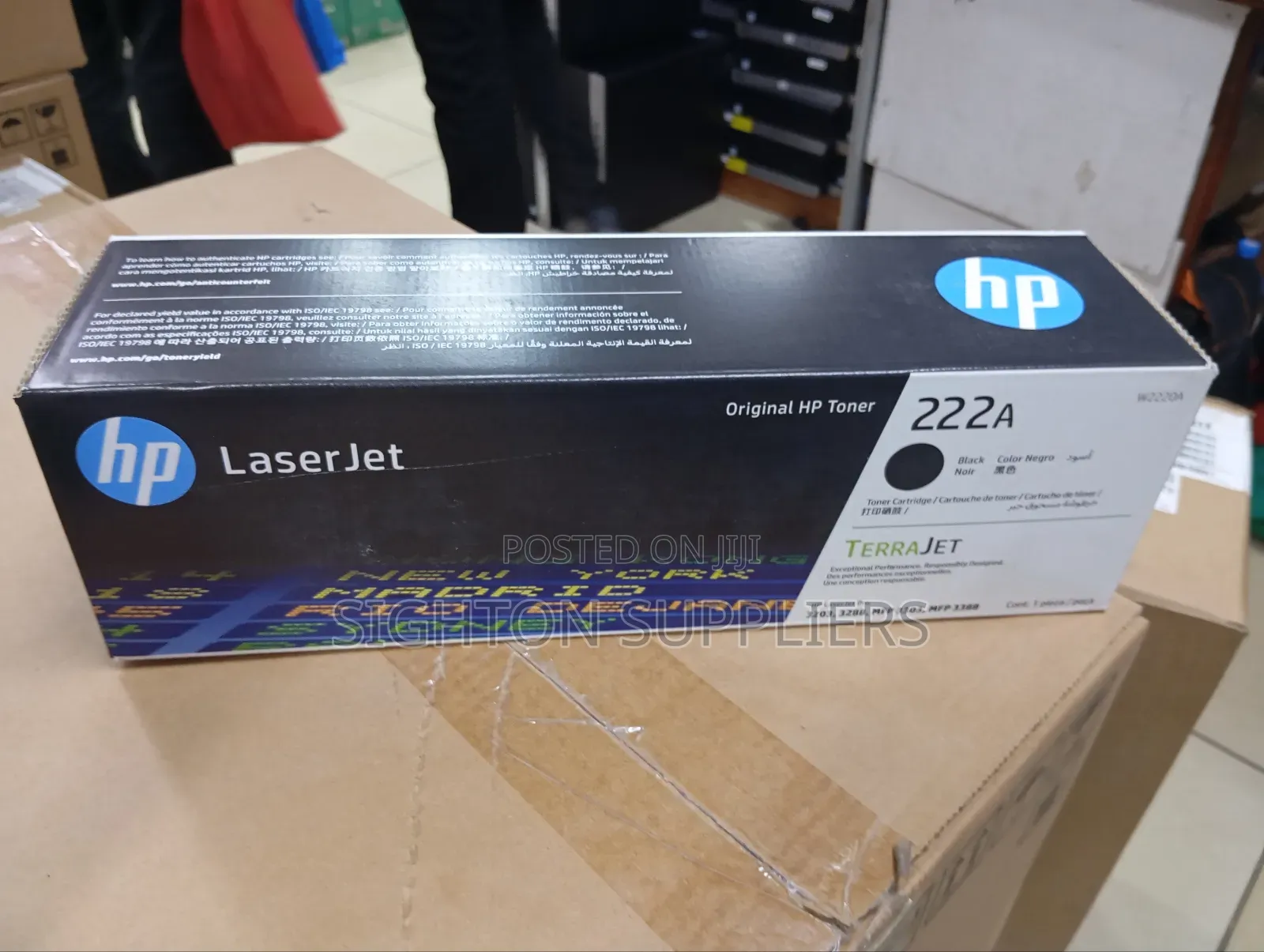 Hp 222a Black Original Laserjet Toner Cartridge (W2220a)