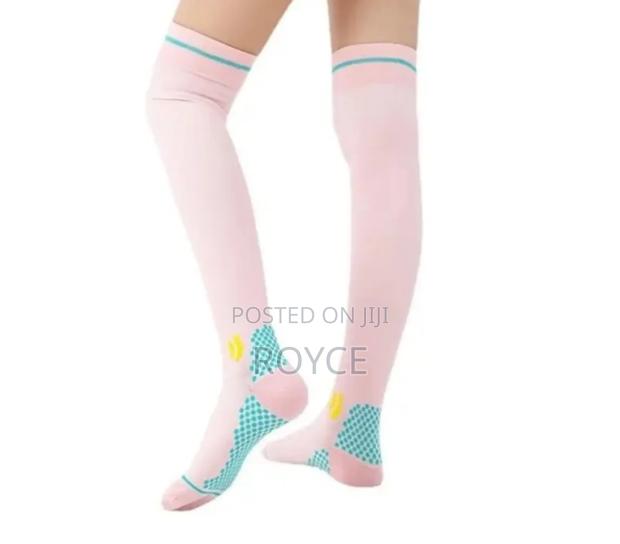 Over the Knee Compression Socks- Pair - thumbnail 2