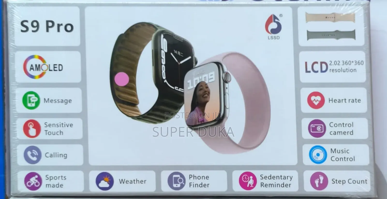 S9 Pro Smartwatch. S9 Pro Smart Watch Two Straps.