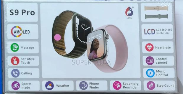 S9 Pro Smartwatch. S9 Pro Smart Watch Two Straps. - thumbnail 2