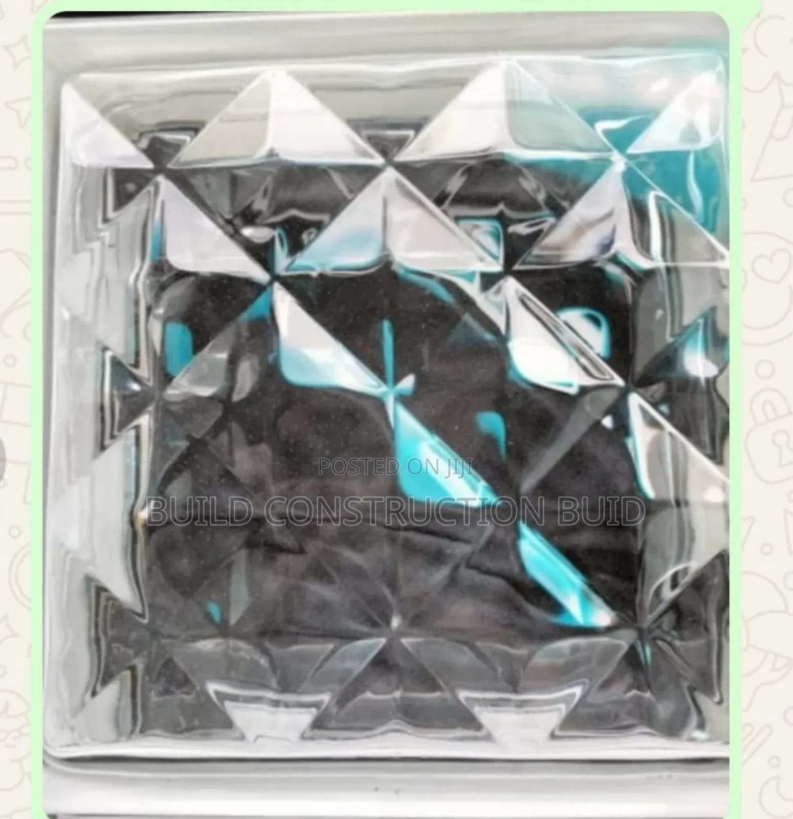 Wall Deco Clear Glass Bricks / Decoration Blocks