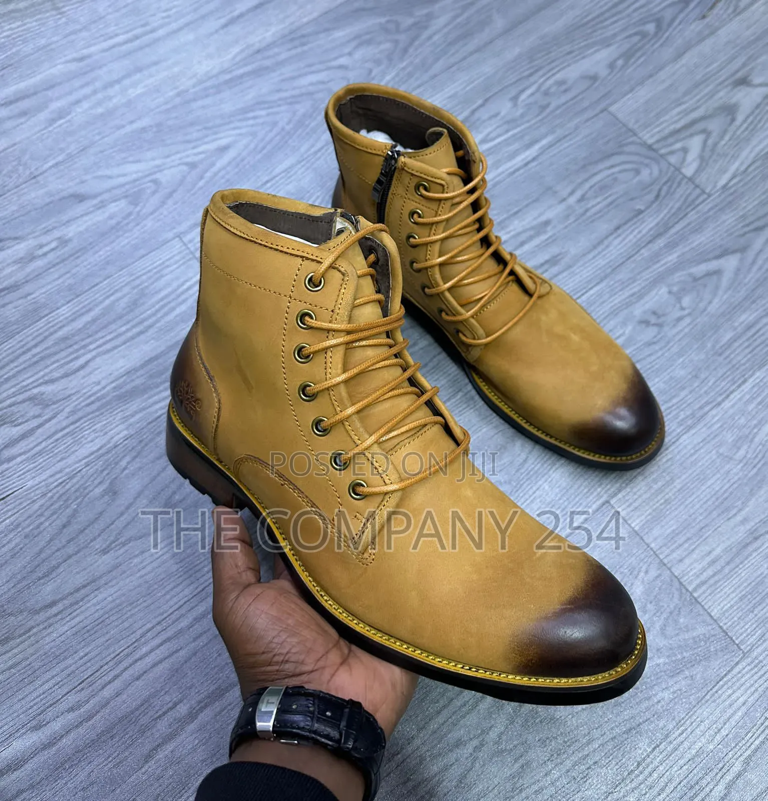 Quality Leather Timberland Official Casual Rubber Sole High Boots