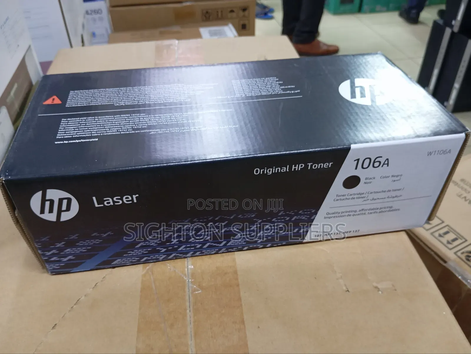 Hp 106a Black Original Laser Toner Cartridge (W1106a)
