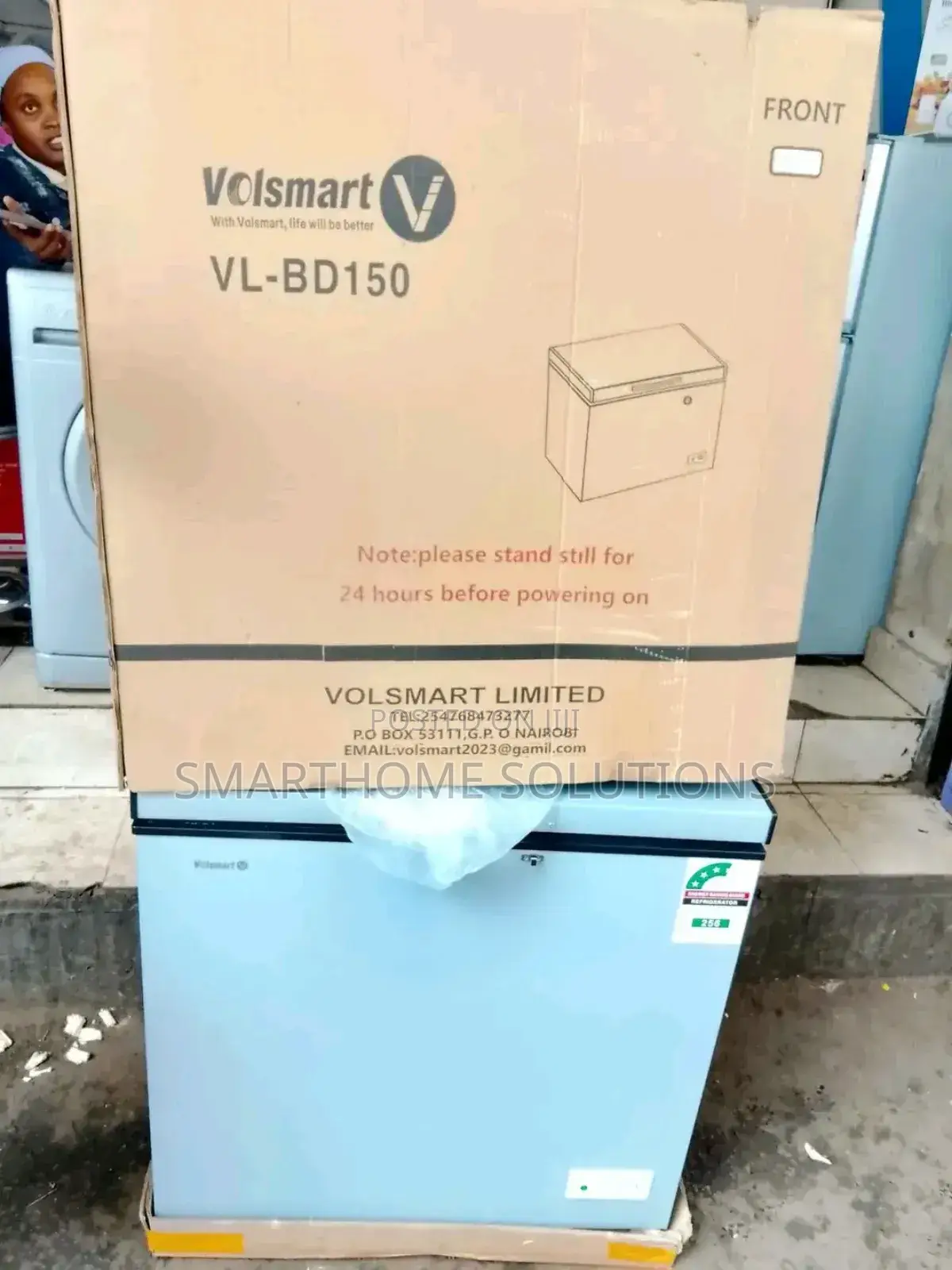 150litres Volsmart Freezer, Spacious. Stylish. Smart Cooling