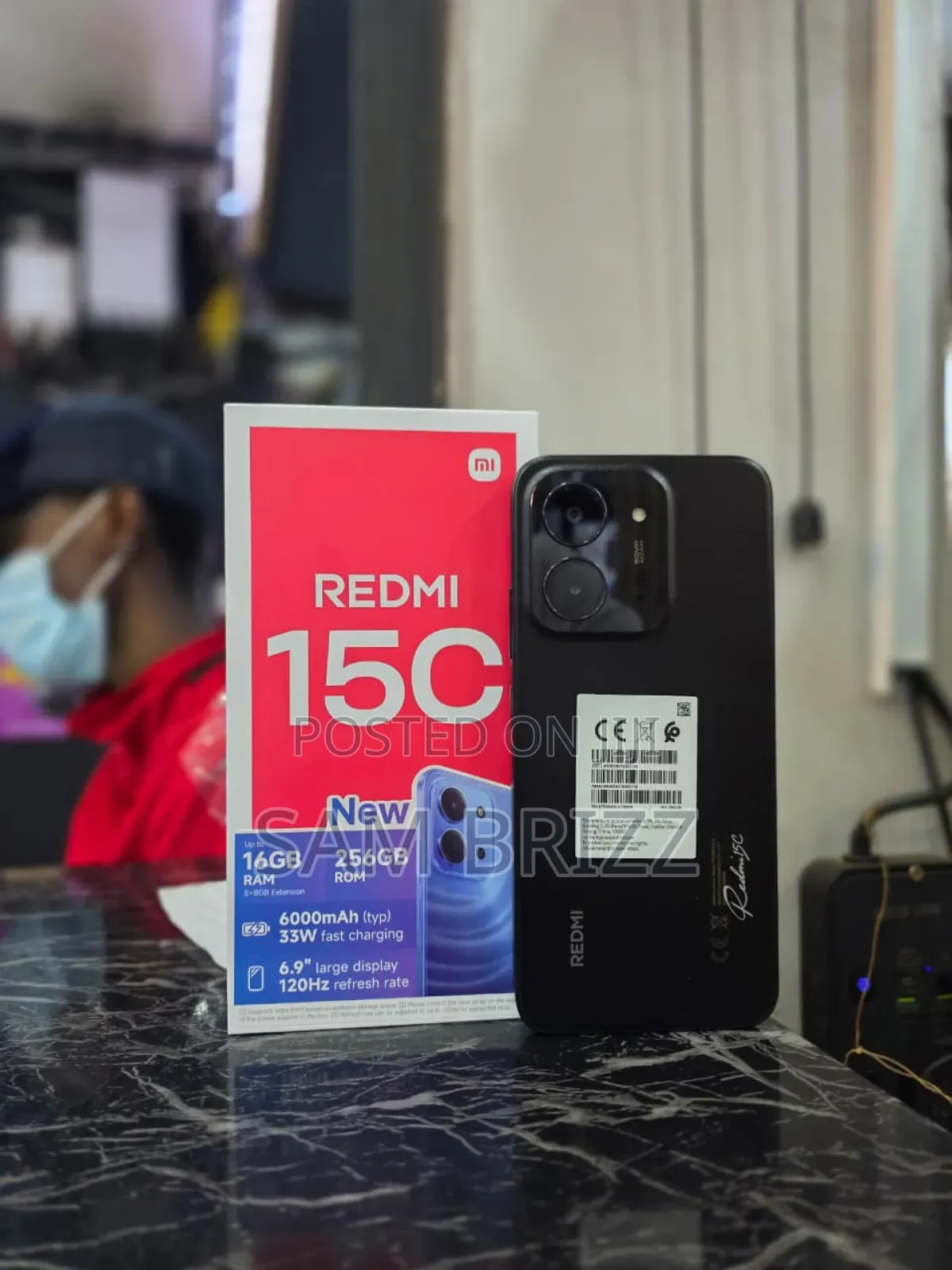 New Xiaomi Redmi 15C 4G 128 GB Black