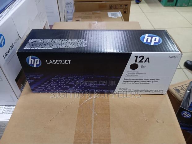 Hp 12a Black Original Laserjet Toner Cartridge, Q2612a
