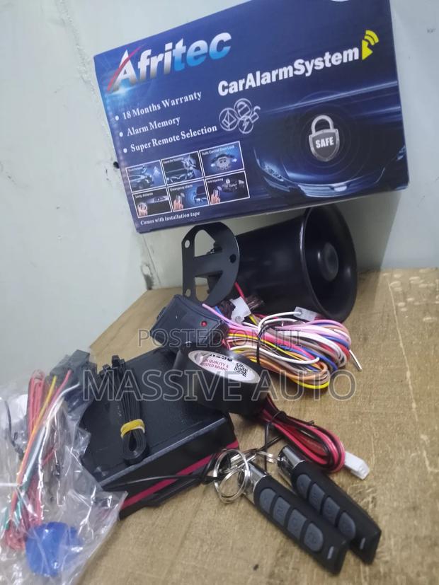 New Remote Alarm System/ Afritec Car Alarm System - main view
