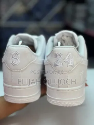 Nike Airforce 1x Kobe Bryant " Forever White" Sizes 38-45