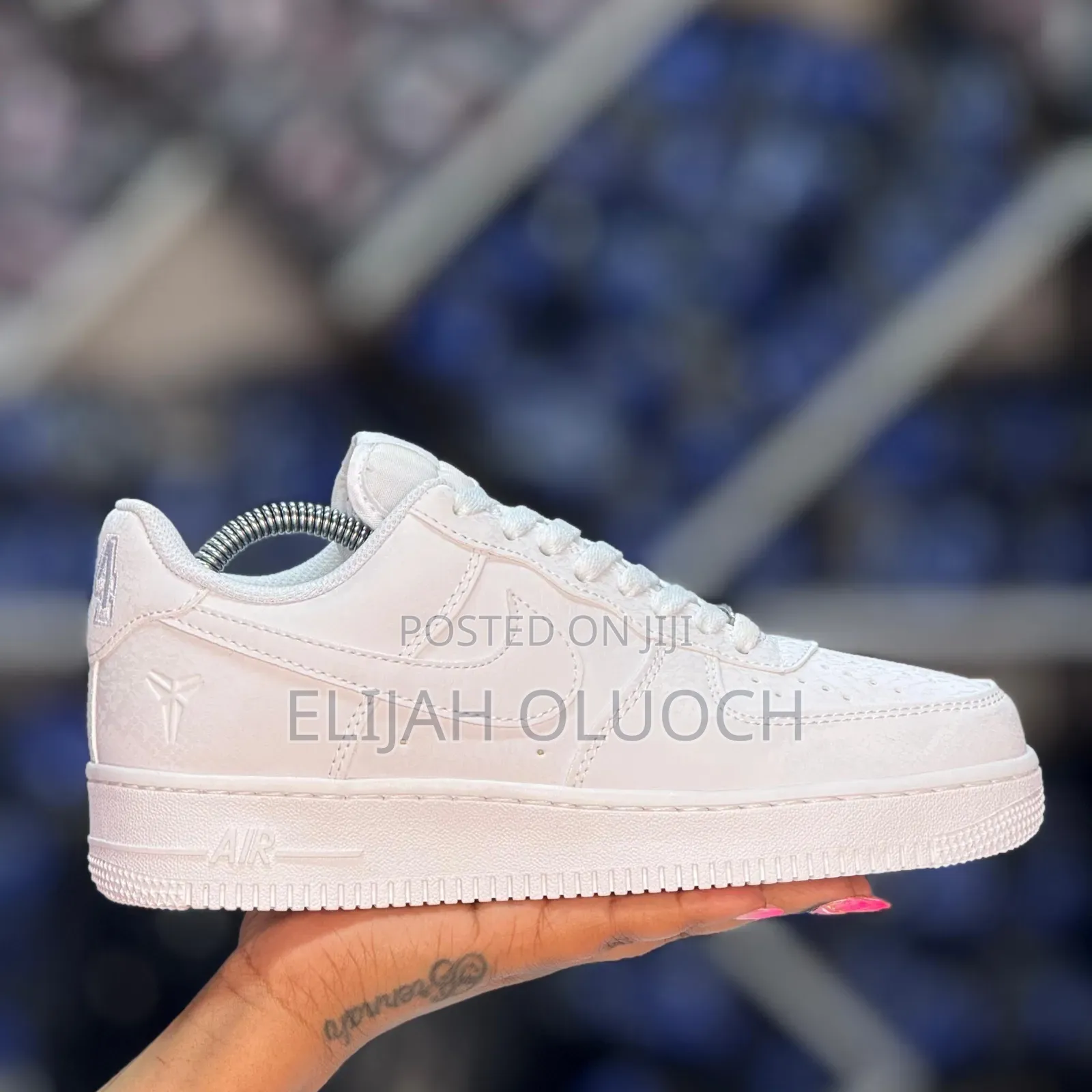 Nike Airforce 1x Kobe Bryant " Forever White" Sizes 38-45