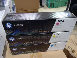 Hp 126a Cyan/Magenta/Yellow Original Laserjet Toner Cartridges (Cf341a