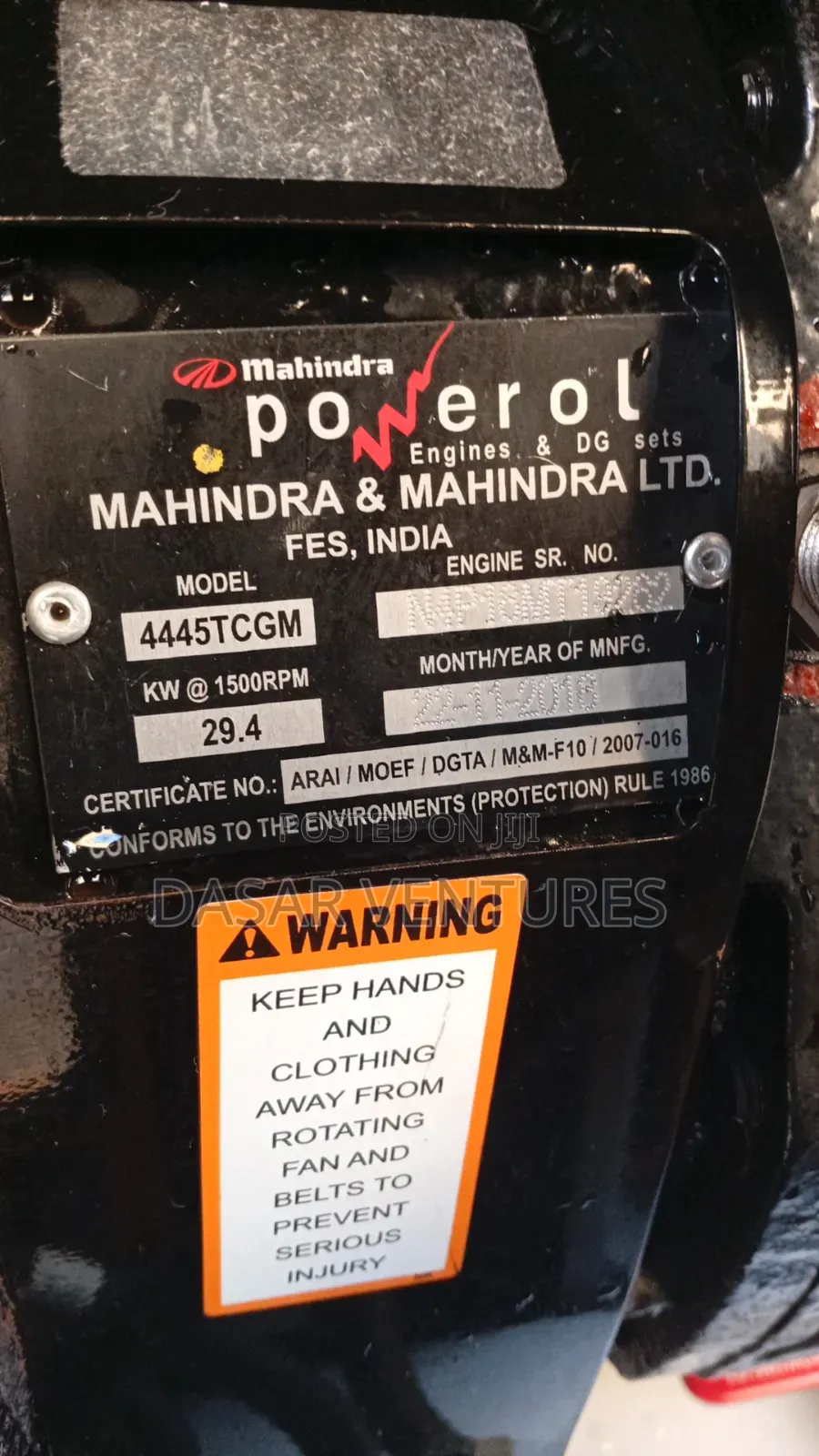 Generator 30kva Ex Uk