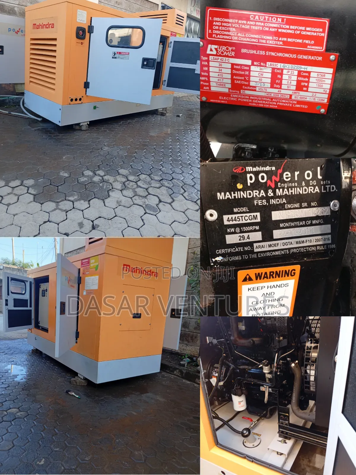 Generator 30kva Ex Uk