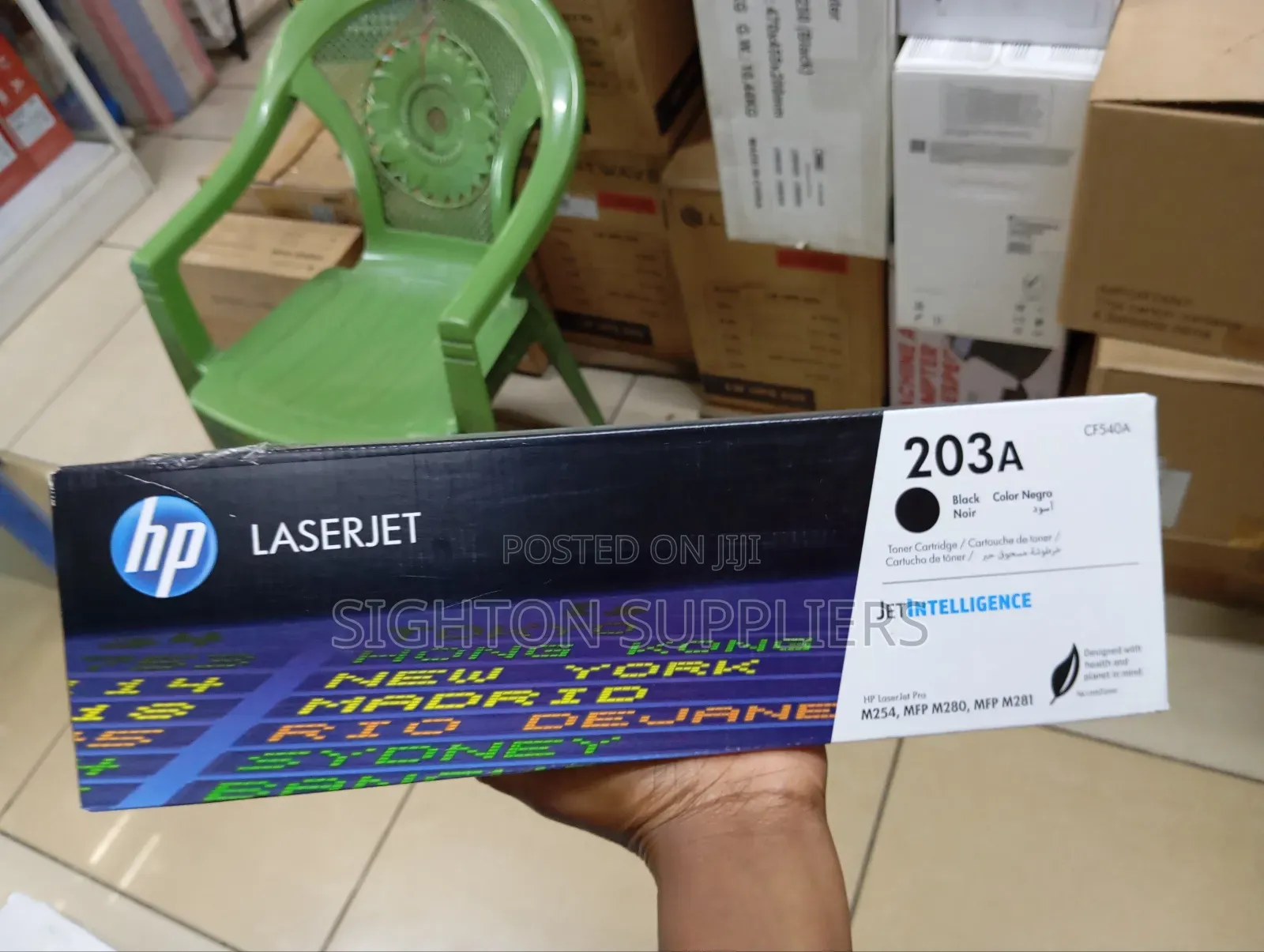 Hp 203a Black Original Laserjet Toner Cartridge (Cf540a)