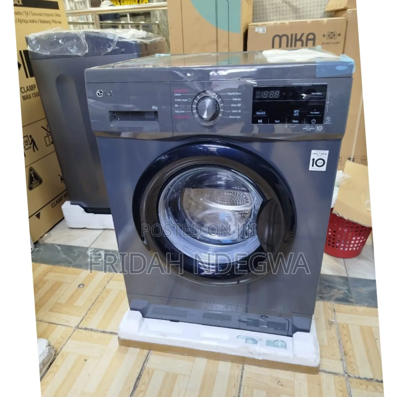 Lg 8kg Wash and Spin Front Load Washing Machine
