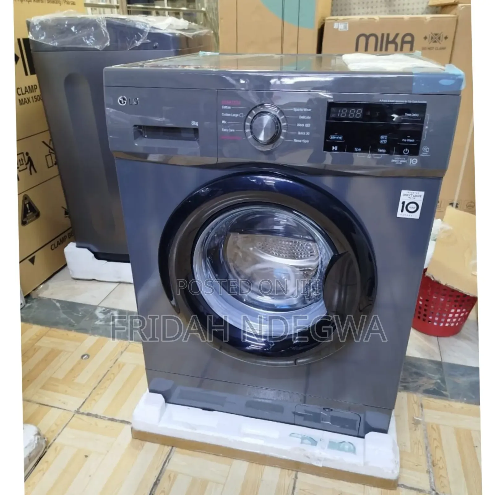 Lg 9kg Front Load Wash and Spin Washingmachine