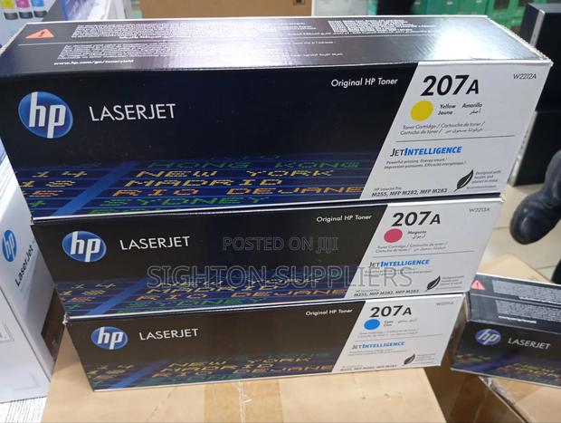 Hp 207a Yellow,Cyan,Magenta Original Laserjet Toner Cartridge (W2213a)
