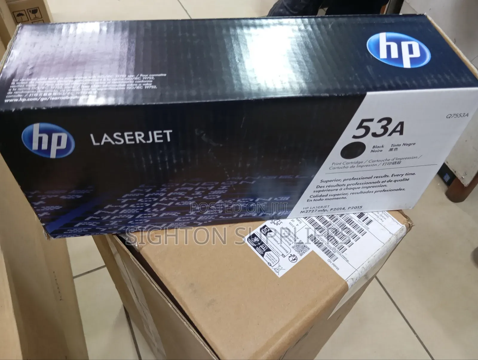 Hp 53a Black Original Laserjet Toner Cartridge (Q7553a)