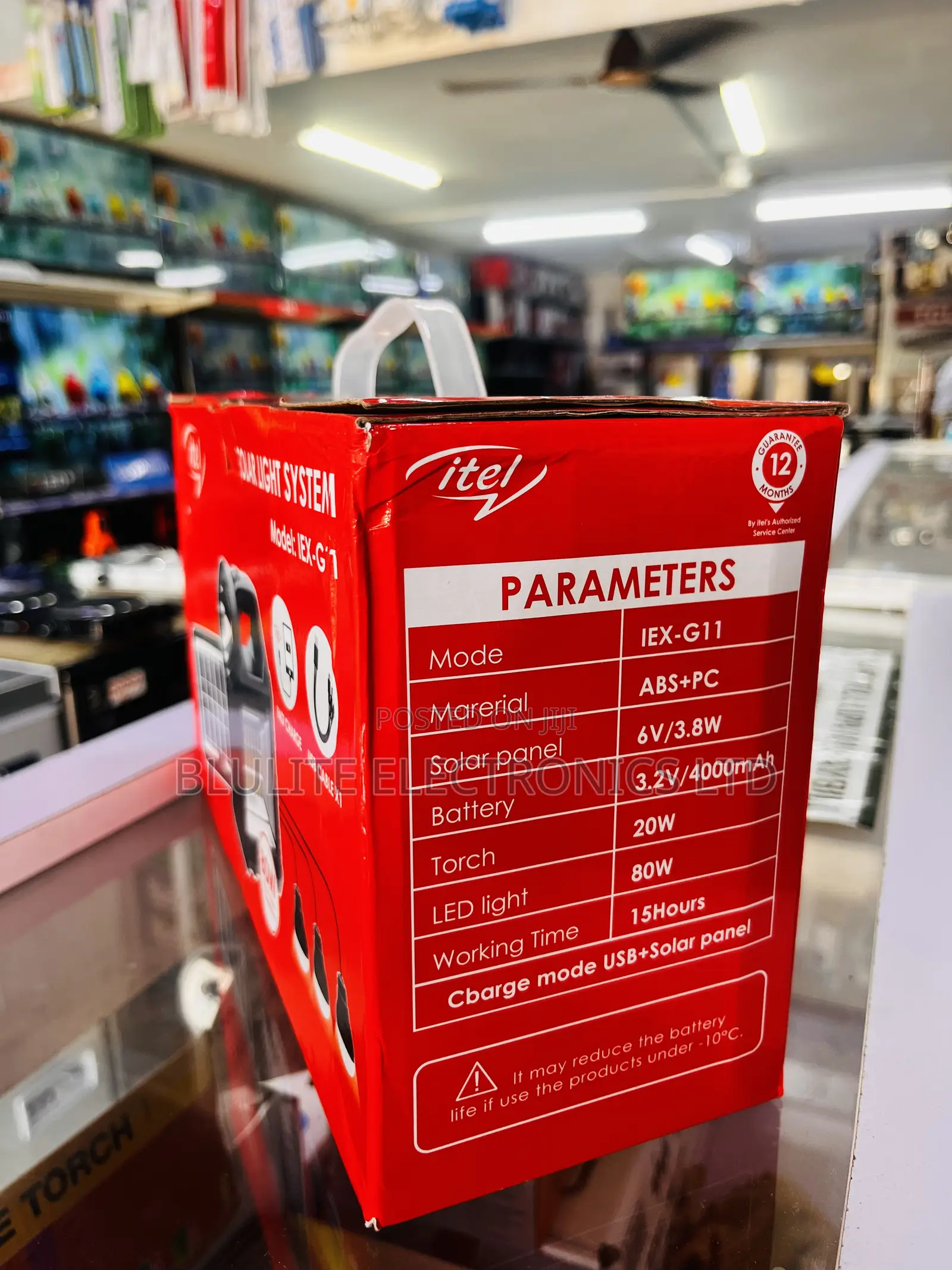 Itel Solar Light System and Power Bank