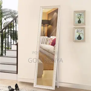 Standing Mirror; European Style Solid Wood Full-Length Mirror