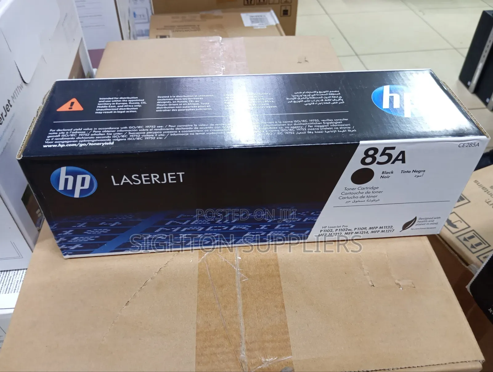 Hp 85a Black Original Laserjet Toner Cartridge (Ce285a)