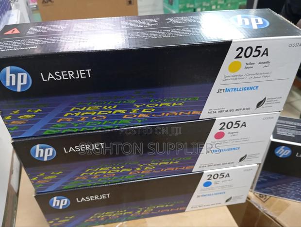 Hp 205a Magenta,Cyan, Yellow Original Toner Cartridge (Cf533a)