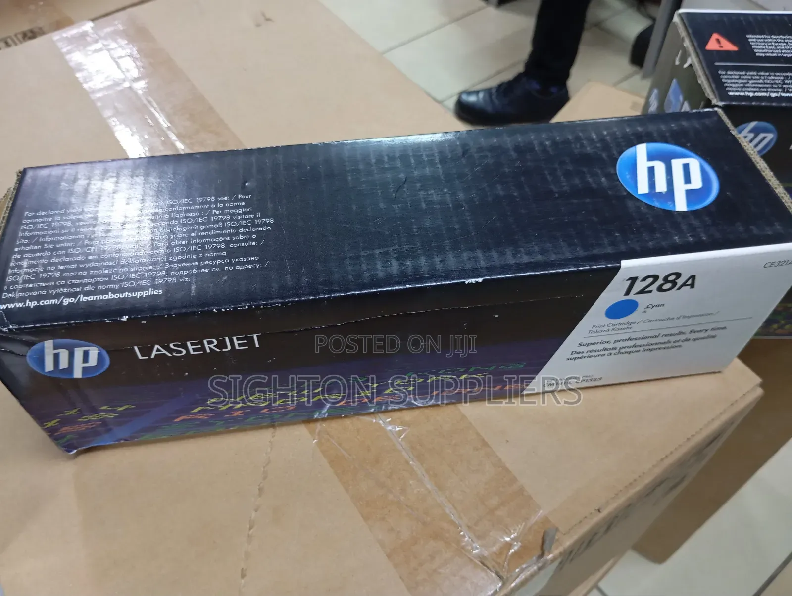Hp 128a Cyan Original Laserjet Toner Cartridge, Ce321a
