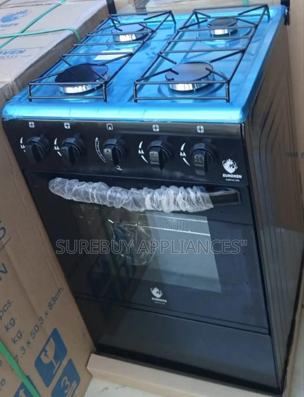 Euroken 50 by 55 Full Gas Standing Cooker With Gas Oven Cooker