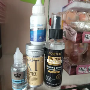 4 in 1 Wig Foisten Melting Spray, Wax Stick, Remover, Ghost Bond Glue