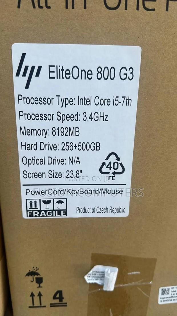 Desktop Computer HP EliteOne 800 8GB Intel Core i5 HDD+SSD 500GB - main view