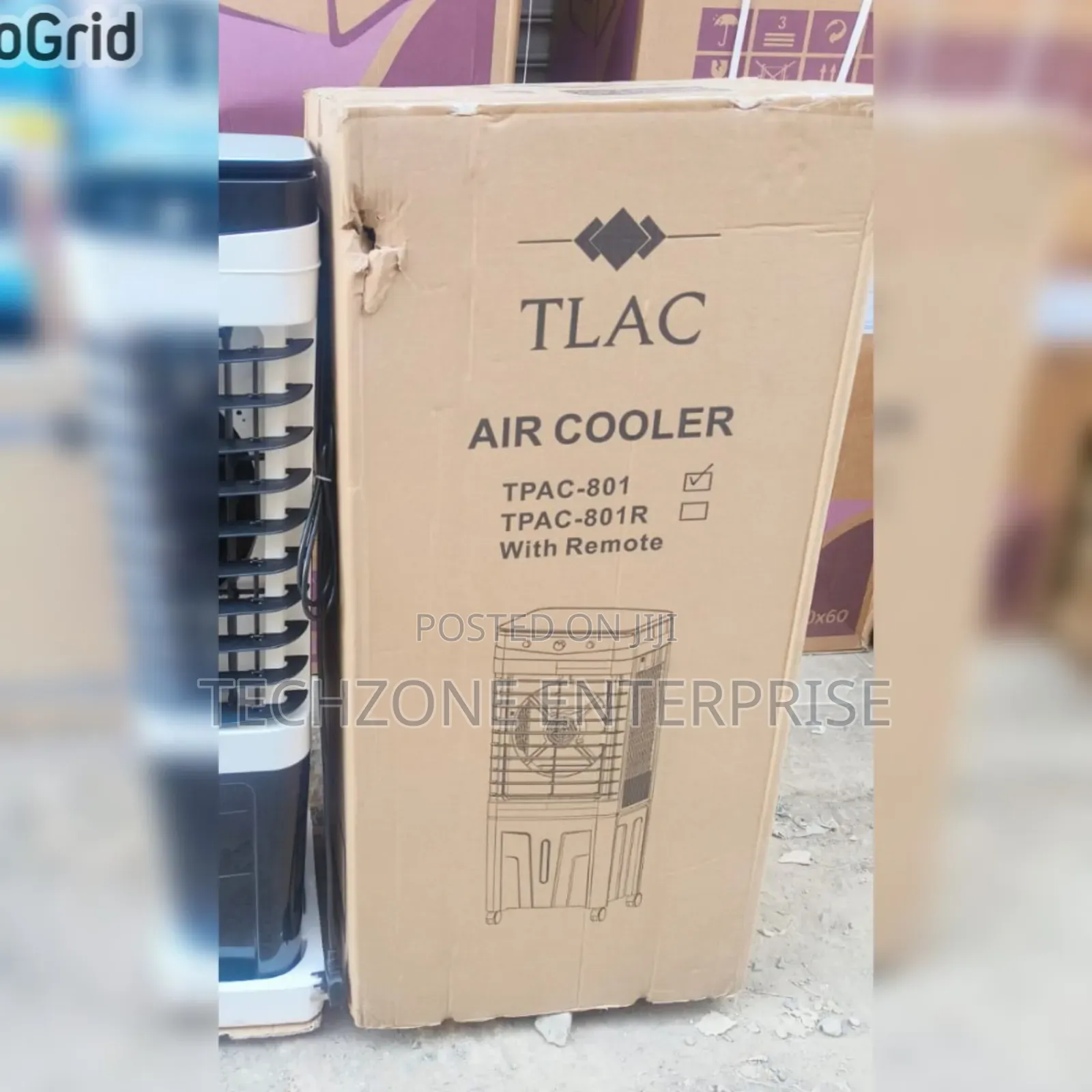 Tlac Air Cooler 50 Liters Tpac-801 With Remote Three Sided 