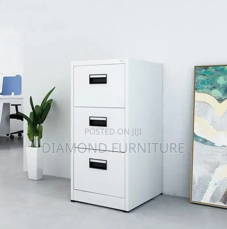 Office Cabinet; Compact Steel Storage Cabinet With Space-Saving Design