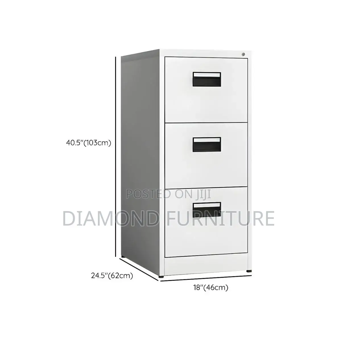 Office Cabinet; Compact Steel Storage Cabinet With Space-Saving Design